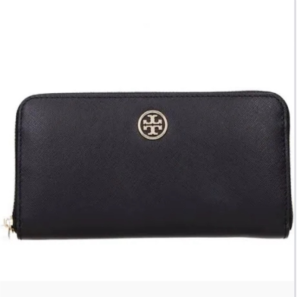 Tory Burch Continental Wallet Black